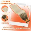 Sunny Hair I Tip Hair Extensions Real Human Hair Balayage Light Brown Ombre Platinum Blonde I Tip Hair Extensions Soft Pre Bonded Long-Lasting Beauty 50/Pack 80S 14Inch