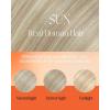 Sunny Hair Nano Hair Extensions Human Hair Ash Blonde Balayage Platnum Blonde Hair Extensions Nano Bead 20inch Nano Loop Natural Looking 50g