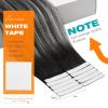 Sunny Hair Tape in Hair Extensions Real Human Hair Invisible Remy Hair Extensions Tape ins for Women Natural Black Roots to Silver Grey Balayage 12 inch 20Pcs