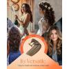 Sunny Hair Nano Bead Hair Extensions Human Hair Dark Brown Nano Ring Hair Extensions Invisible Nano Tip Hair Extensions Real Human Hair 20inch 50g