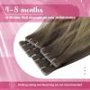 Sunny Hair Injected Tape in Hair Extensions 5Pcs 24inch Virgin Human Hair Light Brown Balayage Blonde