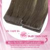 Sunny Hair Injected Tape in Hair Extensions 5Pcs 24inch Virgin Human Hair Light Brown Balayage Blonde