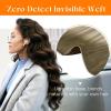 Sunny Hair Butterfly Hair Extensions Natural Black Genius Weft Human Hair Extensions Double-Sided Seamless Invisible Weave PU Weft with Micro Hand-Tied Look for Women 20Inch 100G(#SUN-Ash Blonde Ombre Blonde)