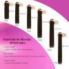 Ve Sunny Scalp Clip in Hair Extensions Real Human Hair Medium Brown Ombre Hair Extensions Clip ins Balayage Caramel Blonde Thinning Hair Fill ins Extensions 18 Inch 90g 4pcs(Clip-7 #4 Medium Dark Brown)
