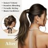 [2 Packs Bundle] Sunny Hair Wire Hair Extensions 18in 80g+Ve Sunny Ponytail Hair Extension 80g 16inch #2/2/6