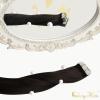 2 Packs Tape in Hair Extensions and Ponytail Extension Human Hair Dark Brown 16Inch