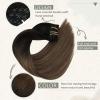 Bundle 2Packs Clip in Hair Extensions #1B/4/27 20inch 7Pcs 120G Ponytail Hair Extensions the Same Color 20inch 80G