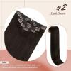 Bundle 2Packs Clip in Hair Extensions Brown 20inch 7Pcs 120G Ponytail Hair Extensions #2 Brown 20inch 80G