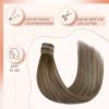 Bundle 2Packs Wire Hair Extensions 80g and Ponytail Hair Extensions #3822 14inch 80g