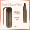 Bundle 2Packs Wire Hair Extensions 80g and Ponytail Hair Extensions #3822 14inch 80g