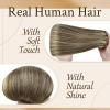 [Good Helper for Styling]Clip in Hair Extensions and Human Hair Ponytail 200G