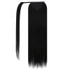 [Sunny and Ve Sunny] Clip in Hair Extensions and Human Hair Ponytail Black 200G