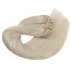 [Sunny and Ve Sunny] Clip in Hair Extensions and Human Hair Ponytail Blonde 14inch 180G