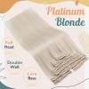 [Sunny and Ve Sunny] Itip Hair Extensions and Human Hair Ponytail Blonde 14inch 150G