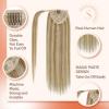 [Sunny and Ve Sunny] Wire Hair Extensions and Human Hair Ponytail Blonde Highlights 160G