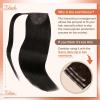 [Sunny and Ve Sunny] Wire Hair Extensions and Human Hair Ponytail Brown 160G