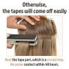 [Two Styles] Tape in Hair Extensions and Human Hair Ponytail Blonde 130G