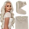 [Sunny and Ve Sunny] Itip Hair Extensions and Human Hair Ponytail Blonde 14inch 150G