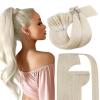 [Sunny and Ve Sunny] Itip Hair Extensions and Human Hair Ponytail Blonde 16inch 160G
