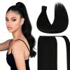 [Sunny and Ve Sunny] Tape in Hair Extensions and Human Hair Ponytail Black 14inch 130G