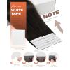2 Packs Sunny Hair Tape in Hair Extensions Real Human Hair Cool Brown Balayage Light Brown with Highlight Bundle with Tape in Extensions Darkest Brown18inch 40pcs 100G