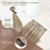 Sunny Hair Clip in Hair Extensions Straight Human Hair Bundle Ve Sunny Long Tape in Hair Extensions Human Hair Blonde Highlights 20pcs 50g 24inch