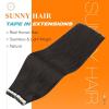 Sunny Hair Tape in Extensions Mocha Brown Tape in Hair Extensions Human Hair 14 inch Hair Extensions Real Human Hair Tape in 50g 20Pcs