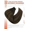 Sunny Hair Tape in Hair Extensions Color#P4/27 Dark Brown Highlight Caramel Blonde 18inch Bundle with Color#Darkest Brown Balayage Medium Brown 18inch