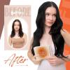 Sunny Ktip Hair Extensions Bundle with Tape in Hair Extensions Color#1 Jet Black18inch 50g+50g