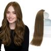 Sunny Hair Tape in Hair Extensions Human Hair, Human Hair Tape in Extensions Light Brown Balayage Blonde Hair Extensions Real Human Hair Tape in 16Inch 50g