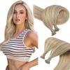 Sunny Tape in Hair Extensions 50G 20pcs with Itips Hair Extensions Blonde Highlight 60S/50G 18inch