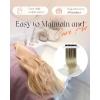 155g 14inch Brown Ombre Blonde Hair Extensions Bundle Tape in Hair Extensions Real Human Hair and Clip in Hair Extension 2 Packs