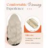 [2 Packs Bundle] Sunny Hair Tape in Hair Extensions Black #1 18in+ Clip in Hair Extensions Blonde 120g 18inch #60