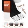 [2 Packs Bundle] Sunny Hair Tape in Hair Extensions Human Hair Black 18inch Plus 16inch Total 100g