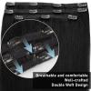 [2 Packs Bundle] Tape in Hair Extensions 12in 30g+ Clip in Hair Extensions 3pcs Black 14inch