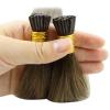 [2 Packs] Sunny Itip Hair Extensions Dark Brown to Ash Brown Highlight Medium Blonde Bundle with Tape in Hair Extensions Same Color 18inch