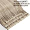 2Packs Sunny Tape in Hair Extensions and 3pcs Clip in Hair Extensions Ash Blonde 70g
