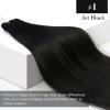 [Only $22 for One 70g Hair Extensions] 120g Black Human Hair Extensions Bundle Tape Hair Extensions 20inch and Sew in Hair Extensions 12inch