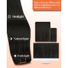 Pack of 2 Easy Style Changes Sew in Hair Extensions Bundle Tape in Hair Extensions Jet Black
