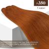 Sunny 120g Human Hair Extensions Sew in Copper 20inch