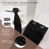 Sunny Hair 14inch 140G Black Clip in Hair Extensions with Tape in Hair Extensions Human Hair Pack of 2