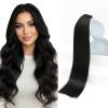 Sunny Hair 20Pcs 50g 14inch Black Human Hair Extensions Bundle Tape in Hair Extensions with Remy Tape in Hair Extensions Human Hair 2 Packs