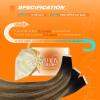Sunny Hair 20Pcs 50g 16inch Black Brown Balayage Caramel Blonde Hair Bundle Tape in Hair Extensions with Tape ins for Women Medium Manogany Brown Hair 2 Packs