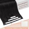Sunny Hair 20pcs and 10pcs Jet Black Tape in Hair Extensions Human Hair