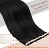 Sunny Hair Clip in #1B Bundle with Tape in 18inch 50g+120g