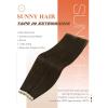 Sunny Hair Tape in Hair Extensions Color#2/2/6 Darkest Brown Ombre Medium Brown Balayage 18inch Bundle with Color#4 Dark Brown 18inch