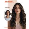 Sunny Hair Tape in Hair Extensions Color#2/2/6 Darkest Brown Ombre Medium Brown Balayage 18inch Bundle with Color#P4/27 Dark Brown Highlight Caramel Blonde 20inch