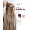 Sunny Hair Tape in Hair Extensions Color#2/2/6 Darkest Brown Ombre Medium Brown Balayage 18inch Bundle with Color#P4/27 Dark Brown Highlight Caramel Blonde 20inch