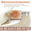 Sunny Ktip Hair Extensions Bundle with Tape in Hair Extensions Color#60 Platinum Blonde 16inch 50g+50g