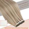 Sunny Tape in Hair Extensions #18/613 20inch 50g Bundle Wire Hair Extensions Same Color 18inch 80g